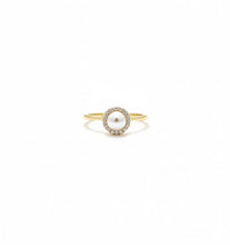 Lade das Bild in den Galerie-Viewer, Perlen-Flair 14K Goldring
