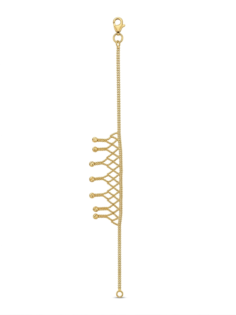 Graceful Cascade Armband-14 Karat