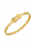 Knoten Armband mit Verschluss- 14 Karat