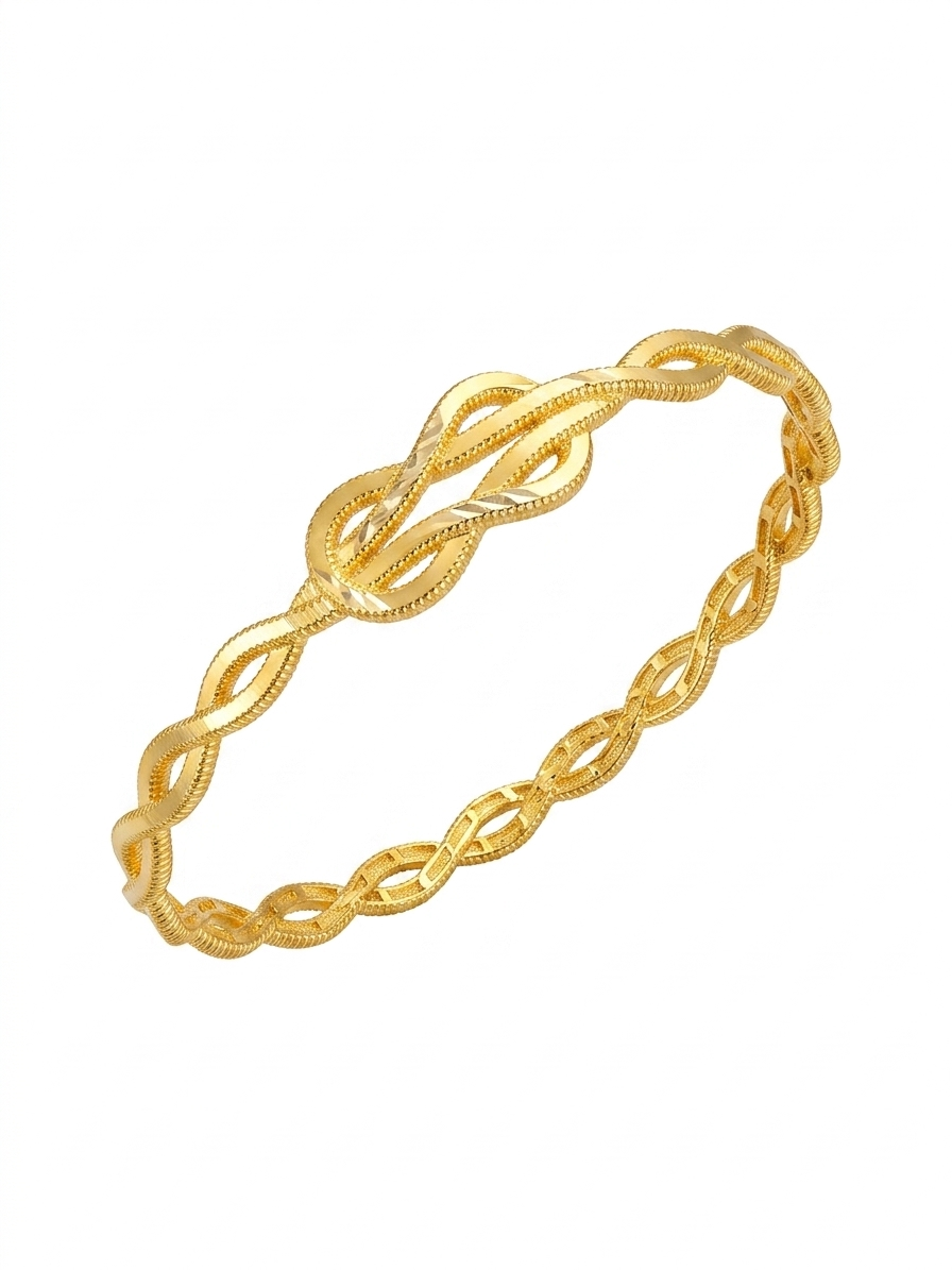 Knoten Armband mit Verschluss- 14 Karat