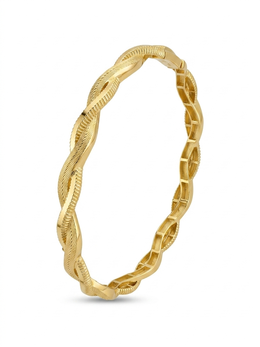 Eleganter Burma Armreif-14 Karat
