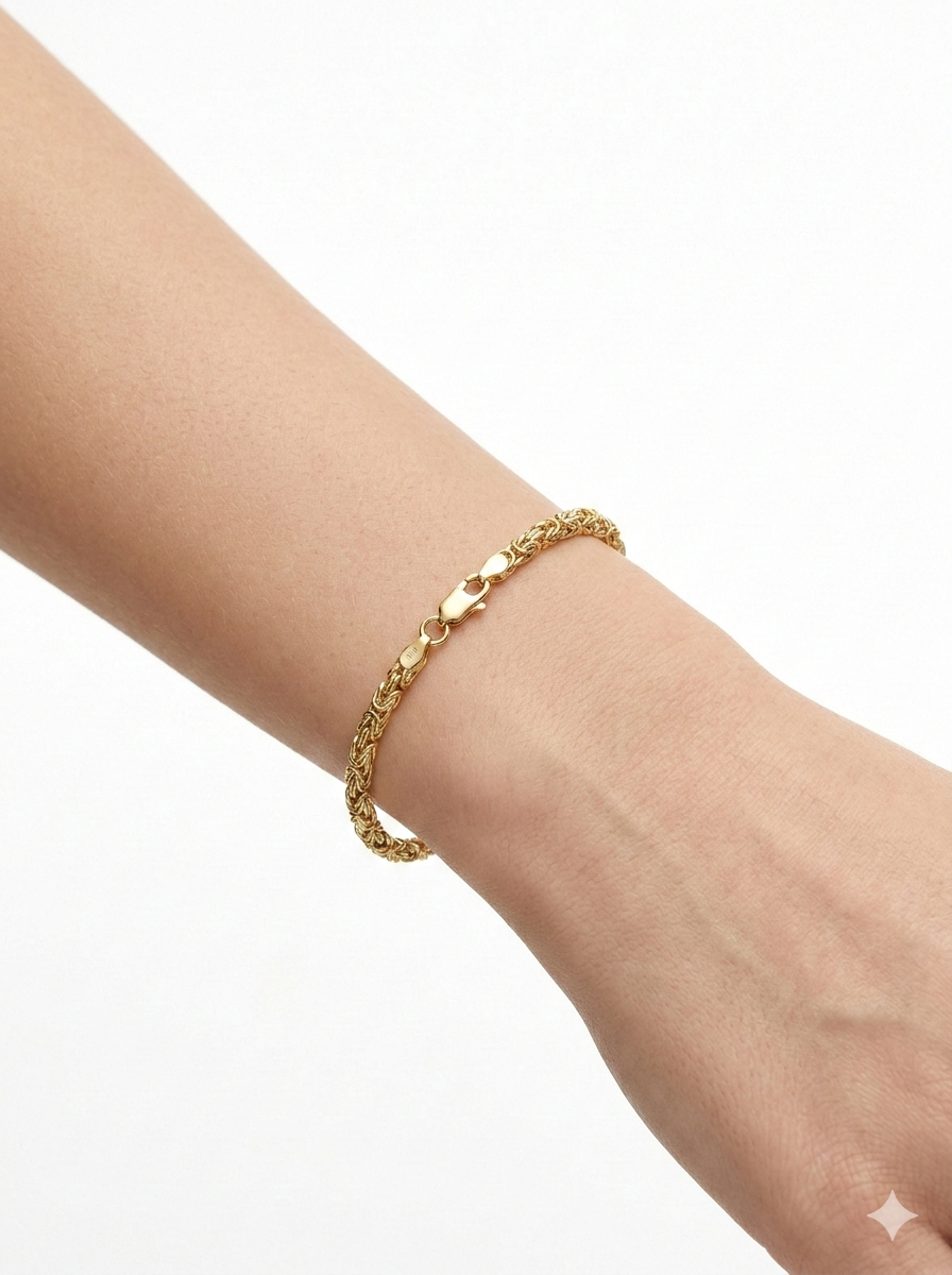 Königsarmband-14 Karat