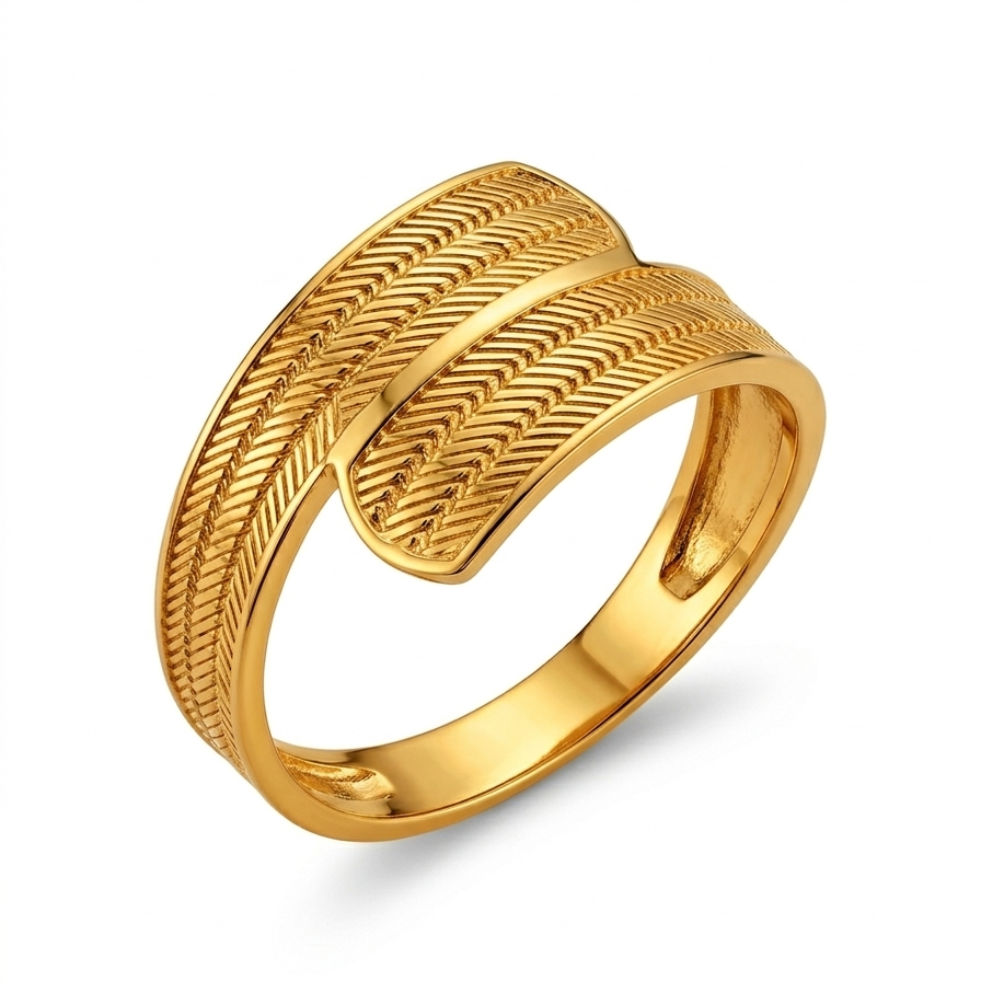 Exklusiver Wickelring HASIR – 585 Gold