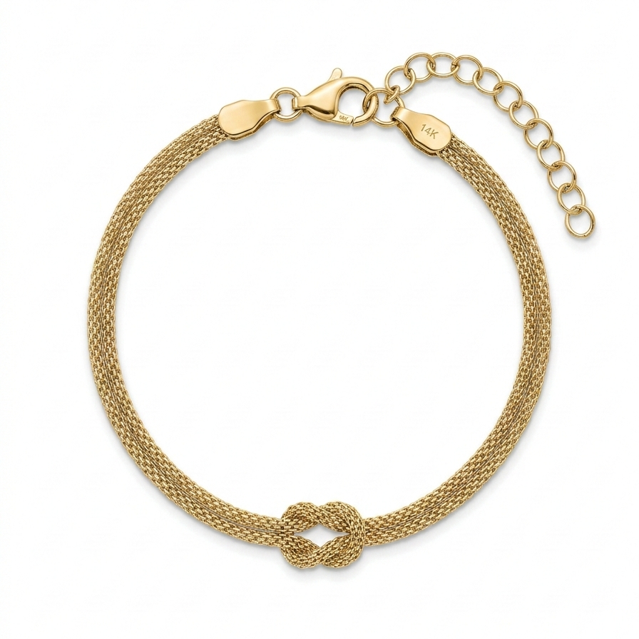 Knoten Armband-14 Karat