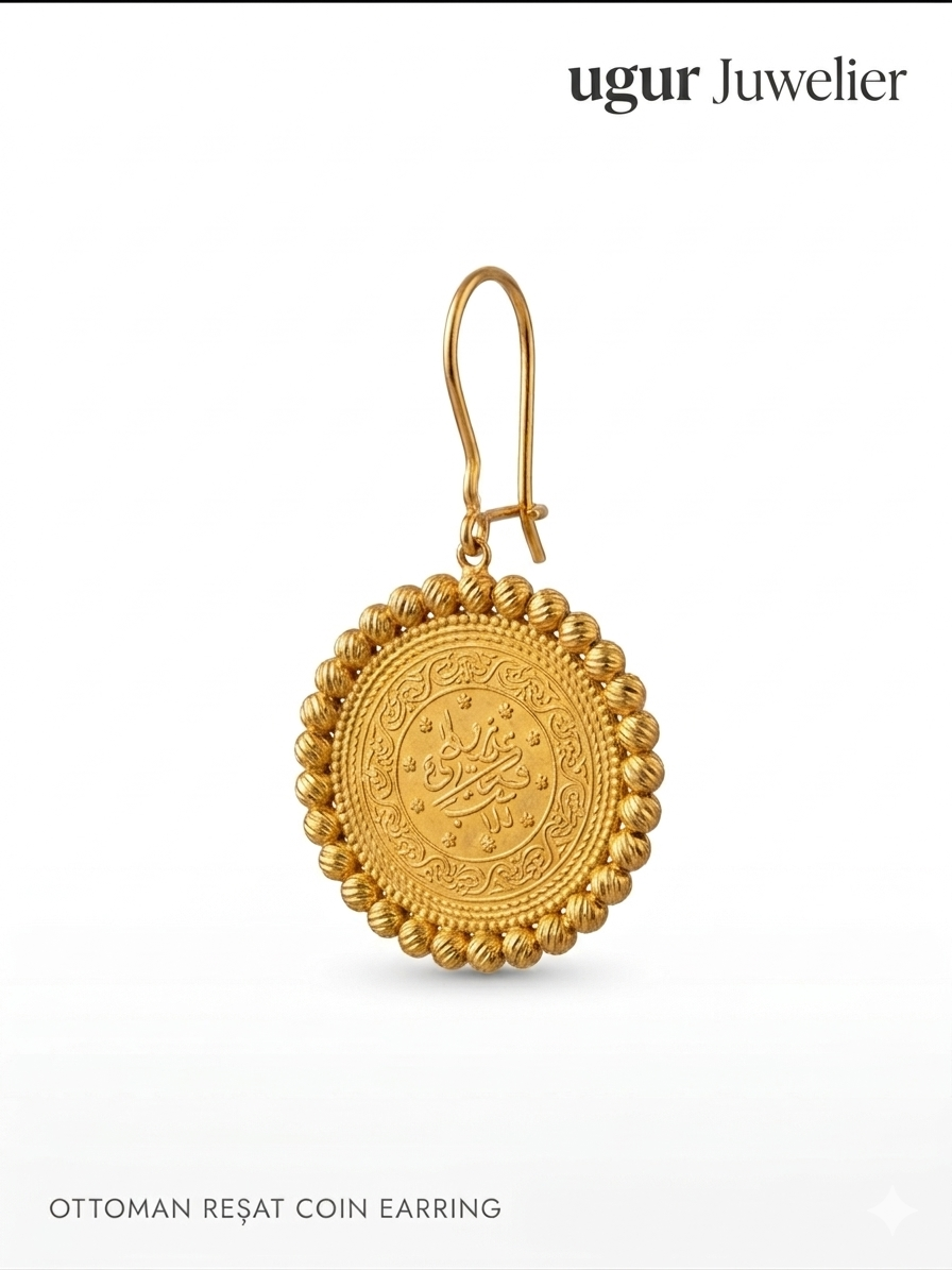 OTTOMAN Reşat Ohrring-14 Karat