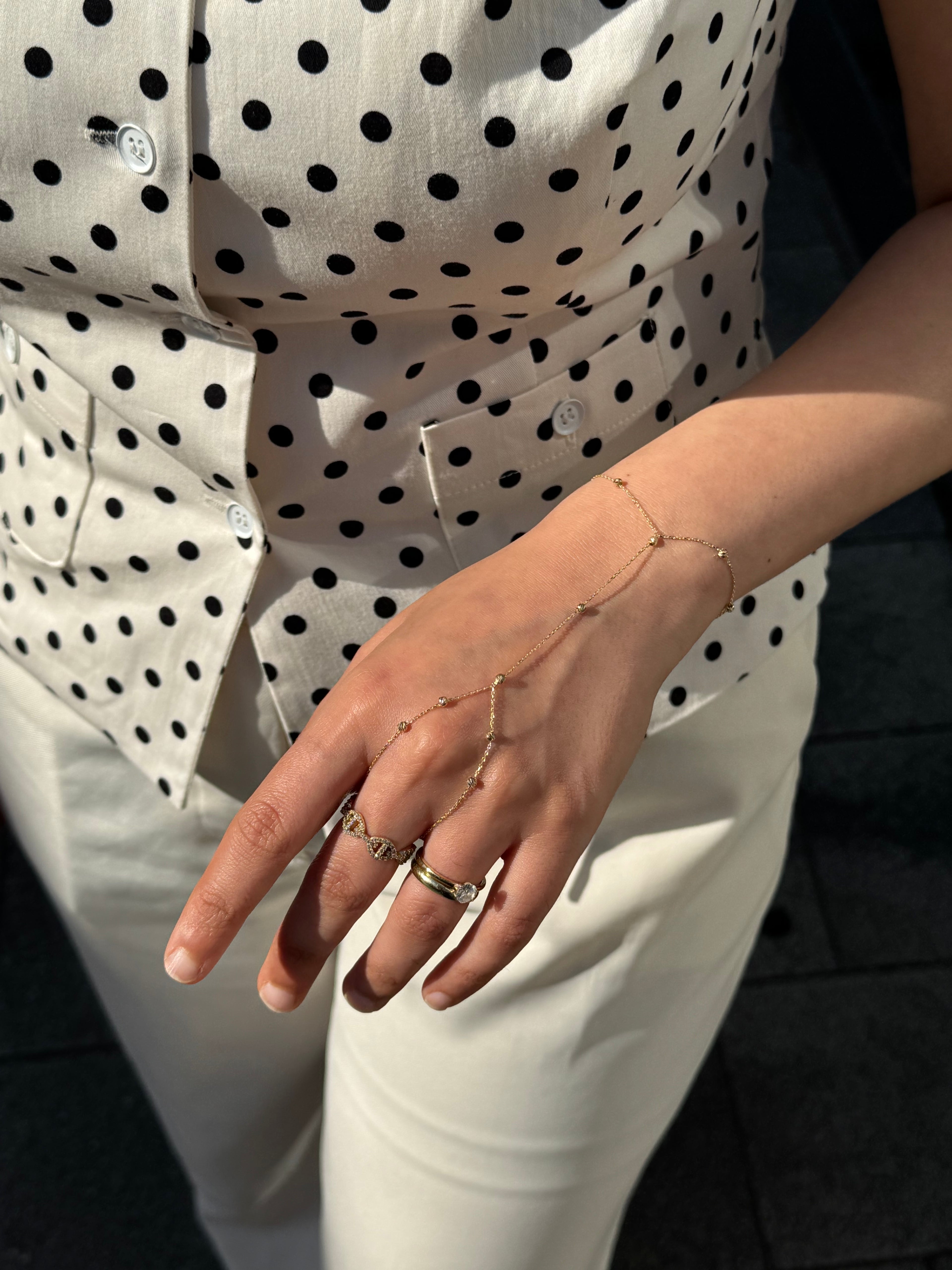 Dorika Handkette-14 Karat ( Sahmeran )