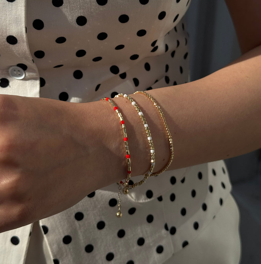 Dorika Perlen Armbänder-14 Karat