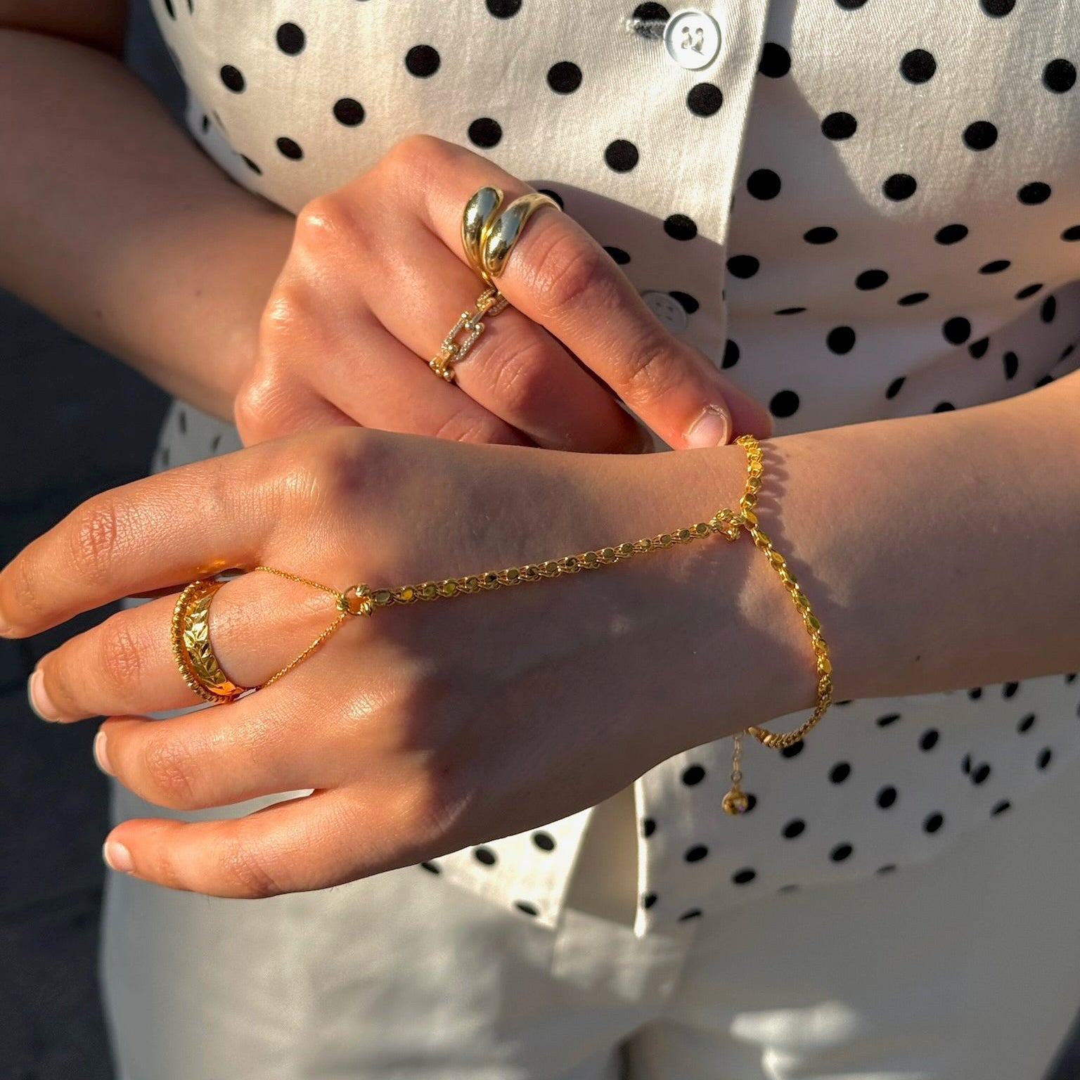 Pullu Handkette-14 Karat