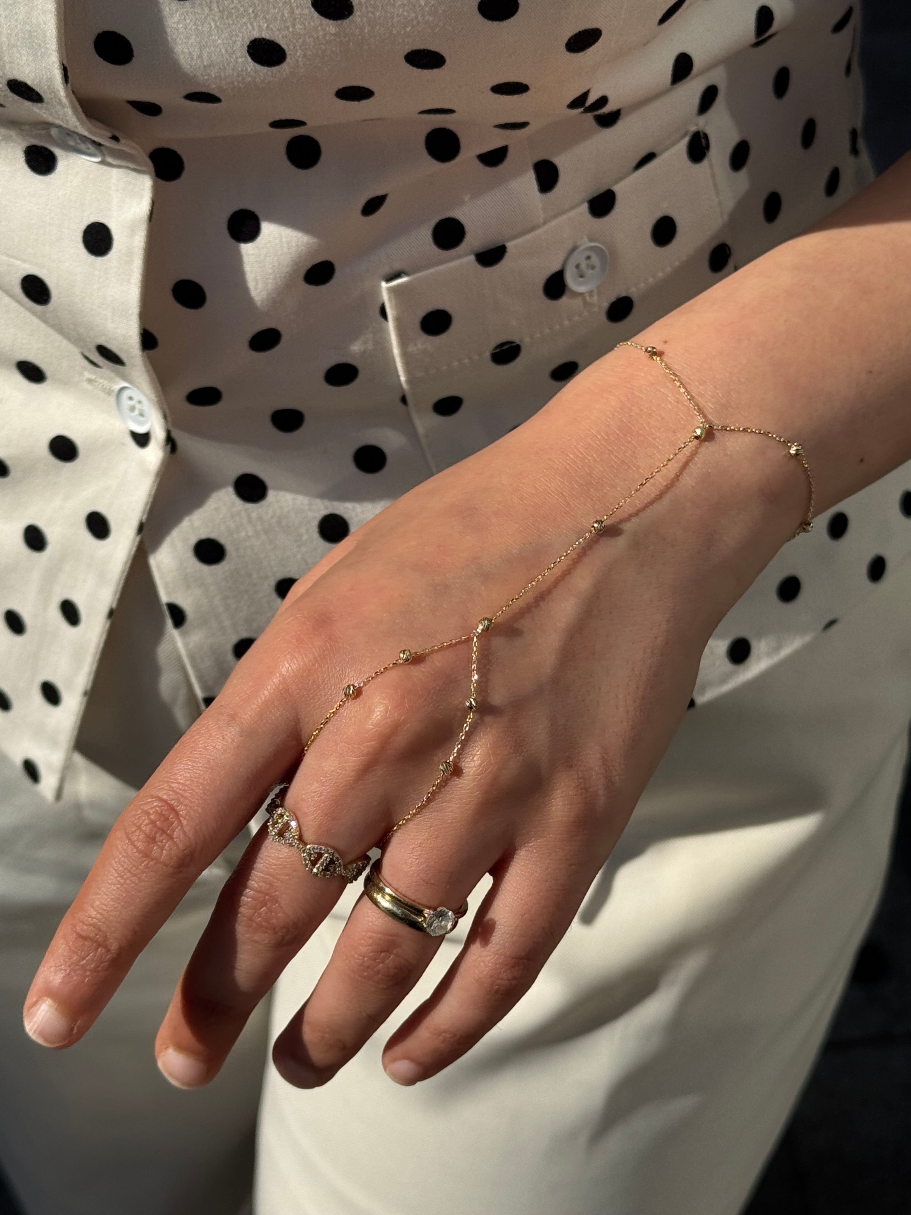 Dorika Handkette-14 Karat ( Sahmeran )