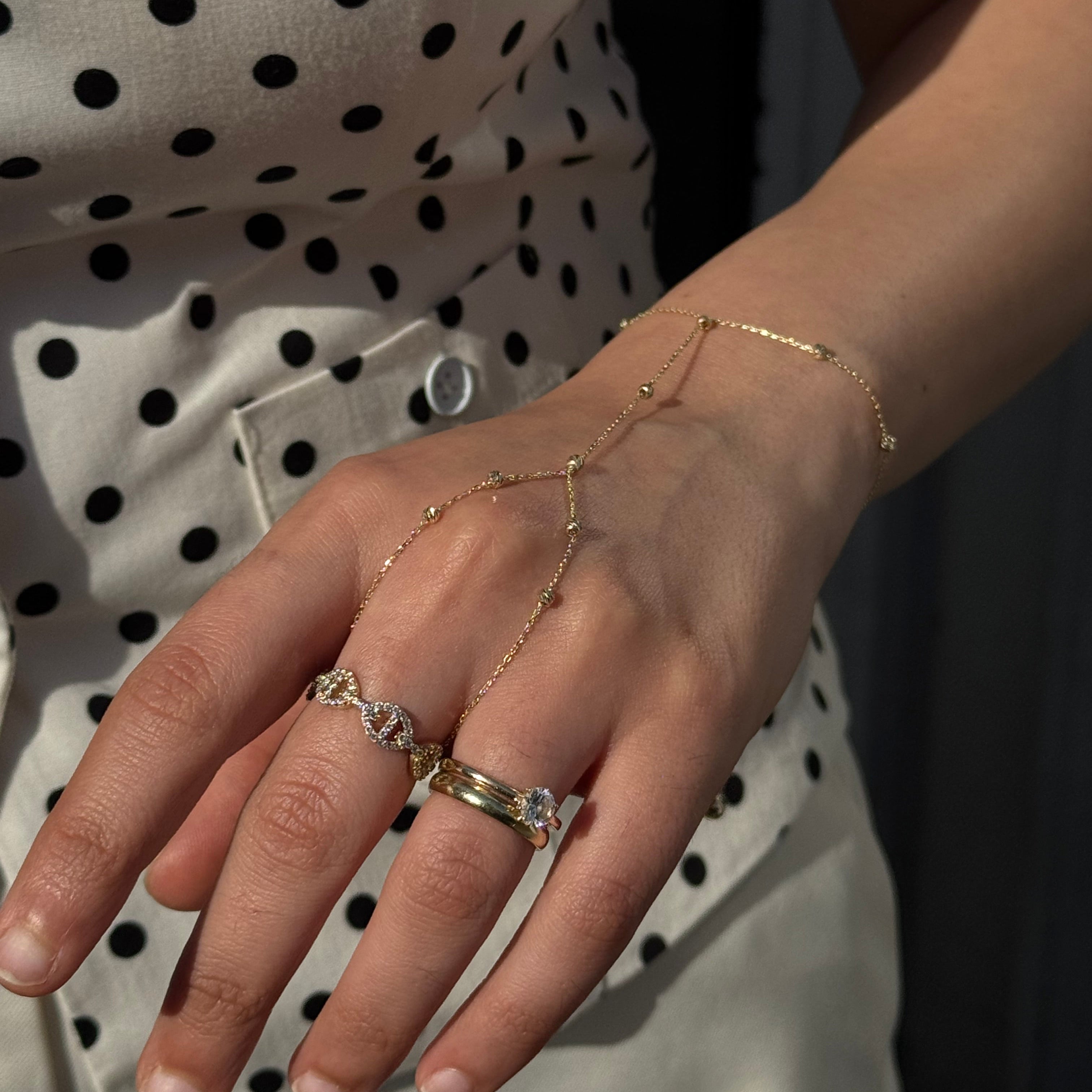 Dorika Handkette-14 Karat ( Sahmeran )