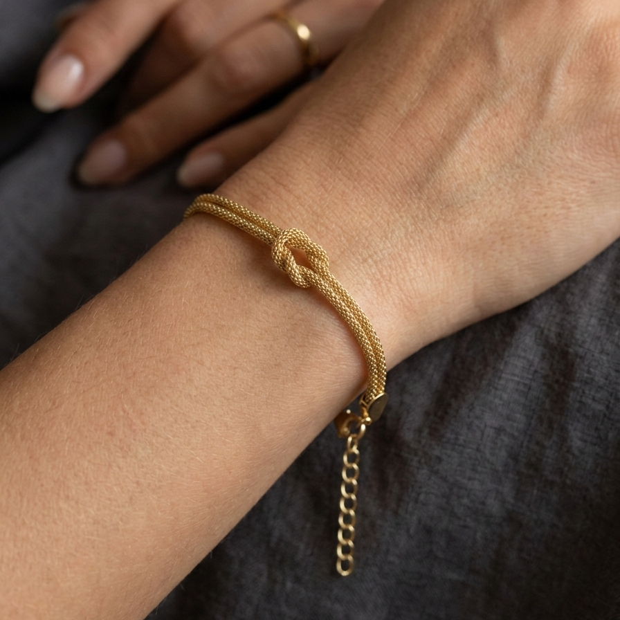 Knoten Armband-14 Karat