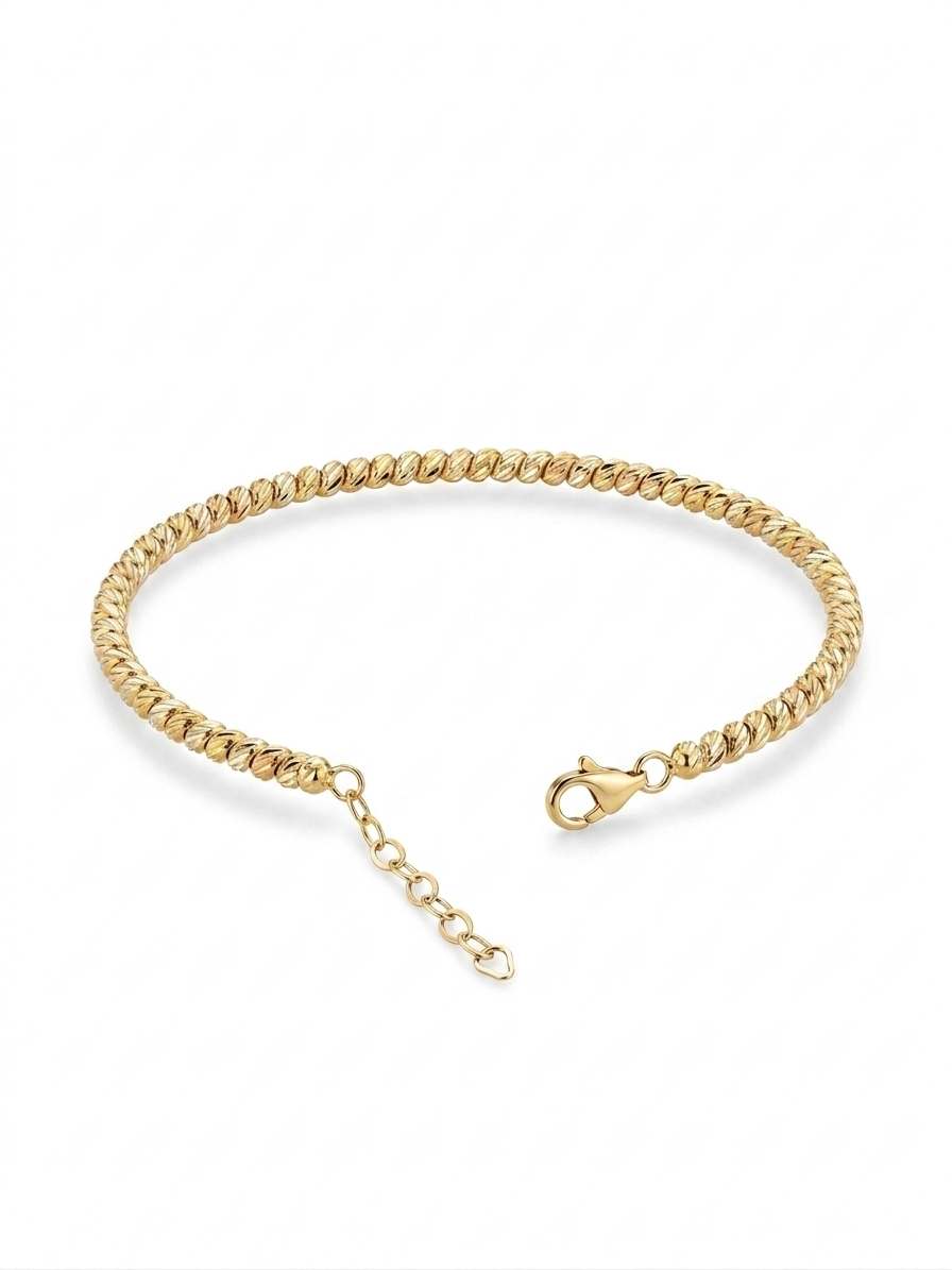 Exklusiver Gold-Buren-Bangle (14 Karat) Dorika Modell