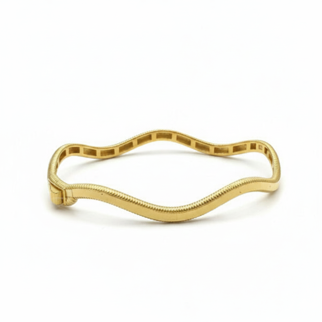 Ajda Wave - Armreifen Ajda Wellenform 585 Gold