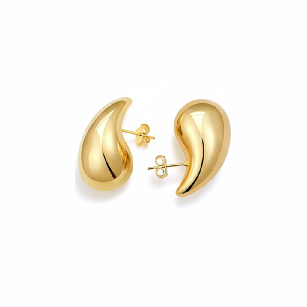 Golden Drop Ohrringe Ohrstecker Tropfen 585-14Kt. Gold