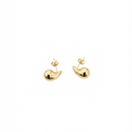 Tropfen-Ohrstecker 14 Karat