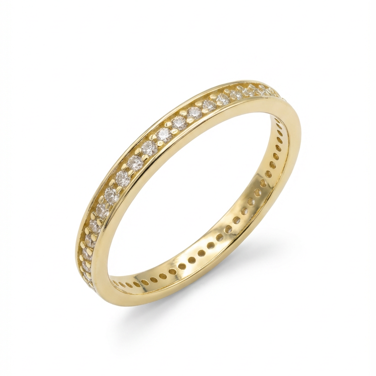 Goldglanz Memory-Ring 14 Karat