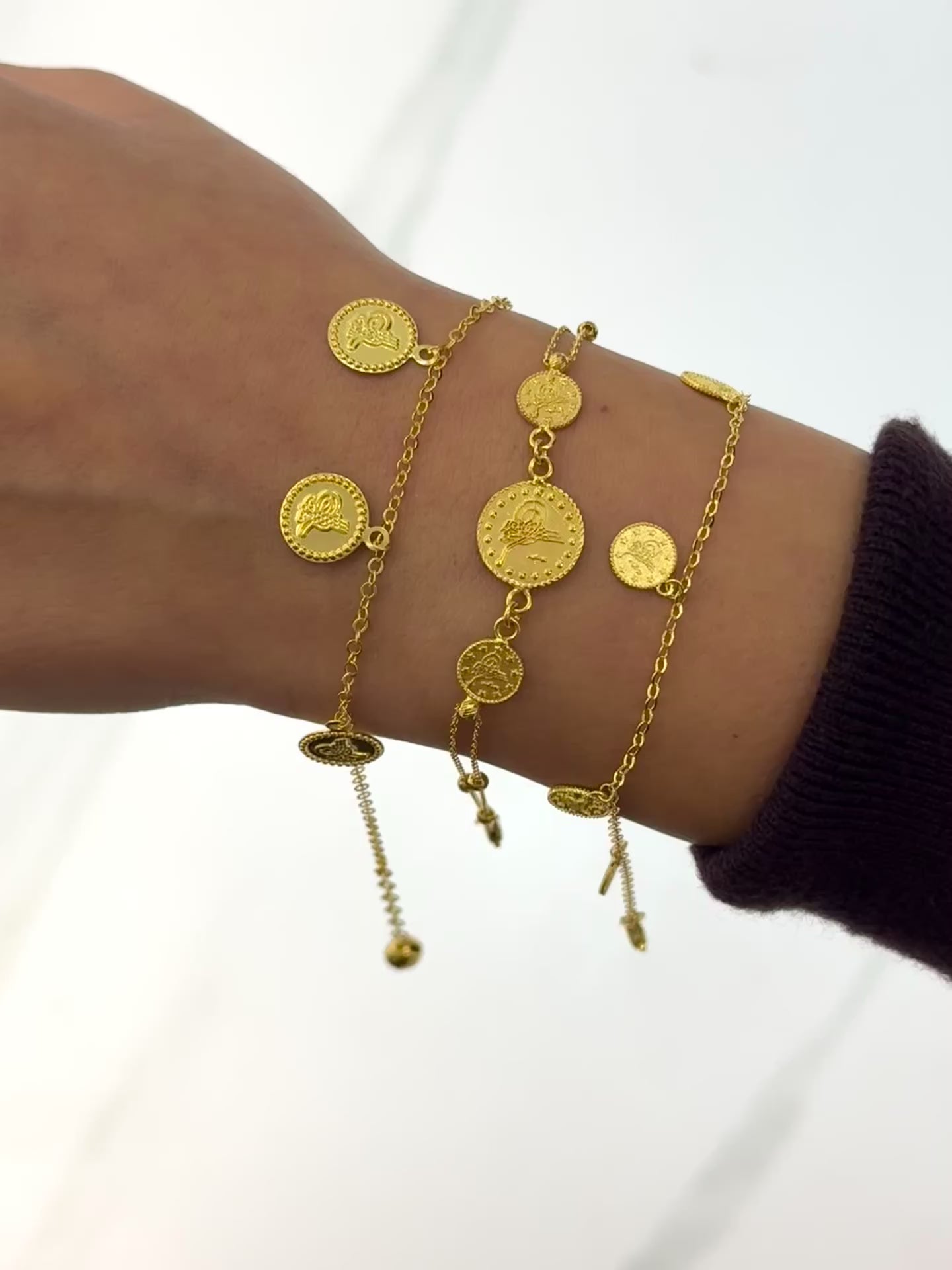 Tura, 585, Gold, 14 Karat, Armband 