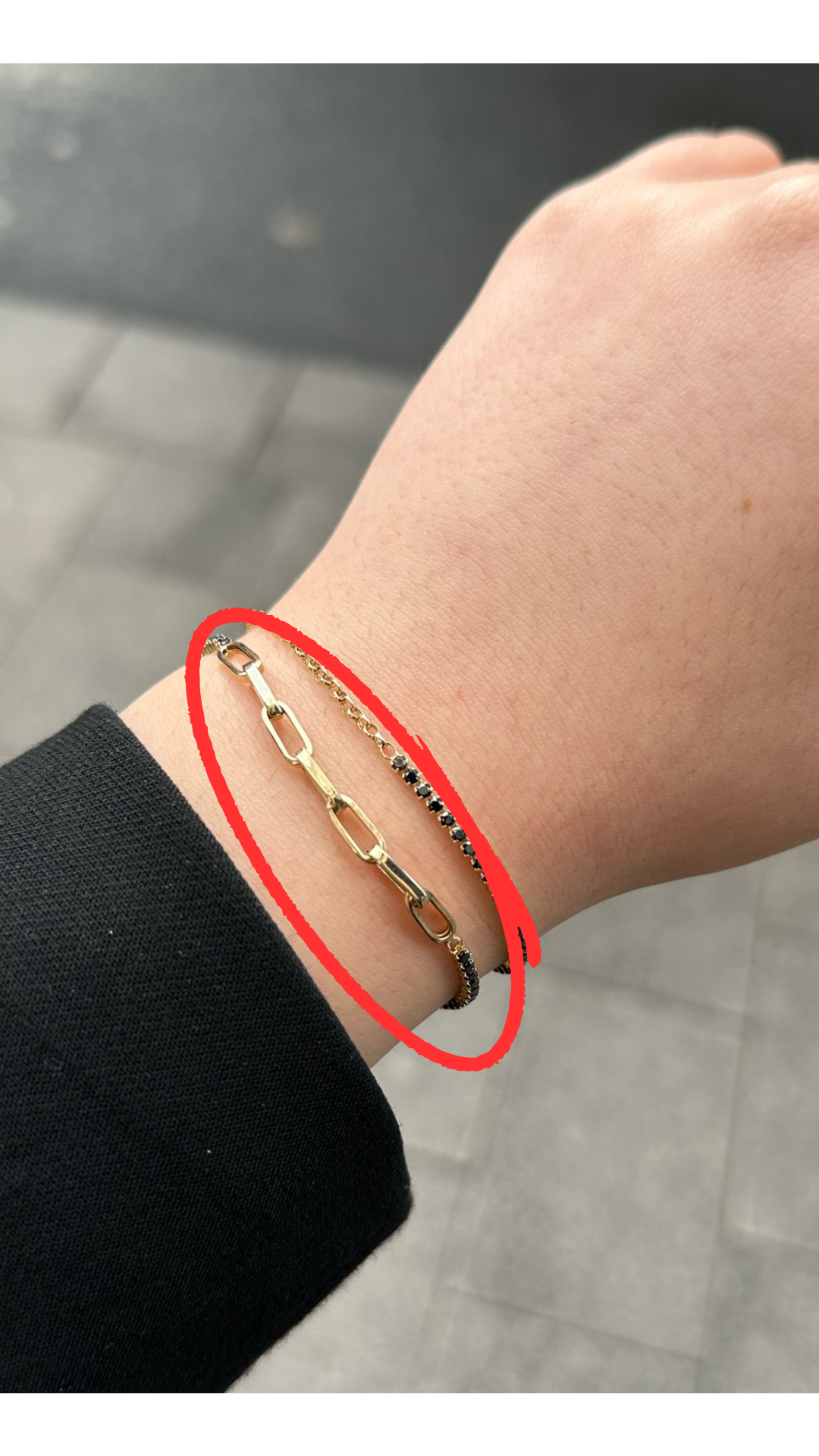 Nerina Armschmuck BLACK