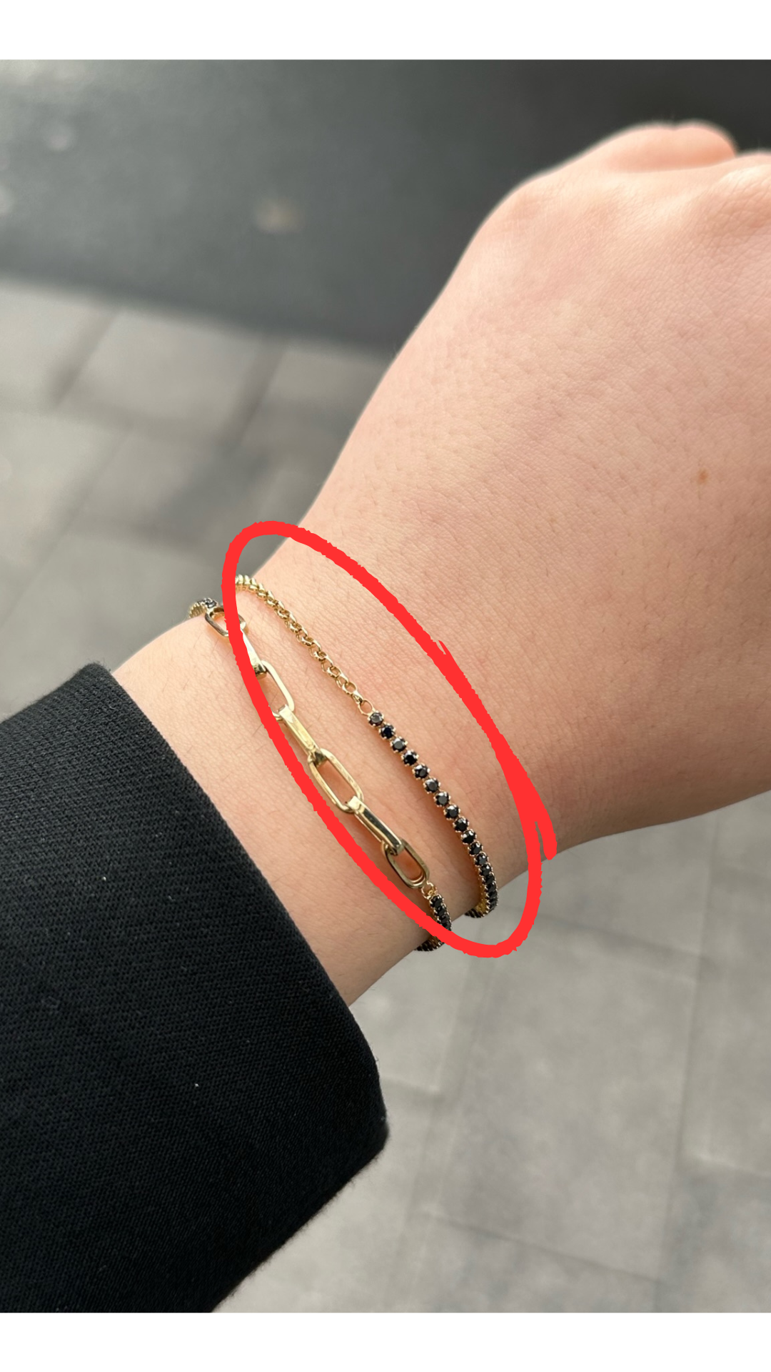 Nerina Armschmuck BLACK