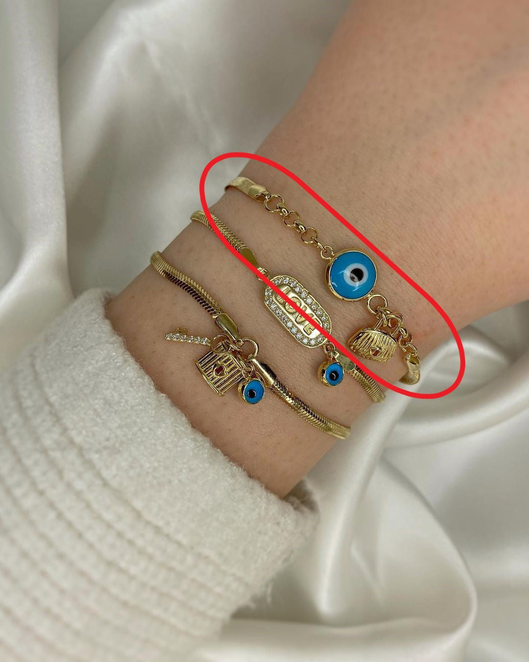 Luméa Nazar Gold-Armschmuck