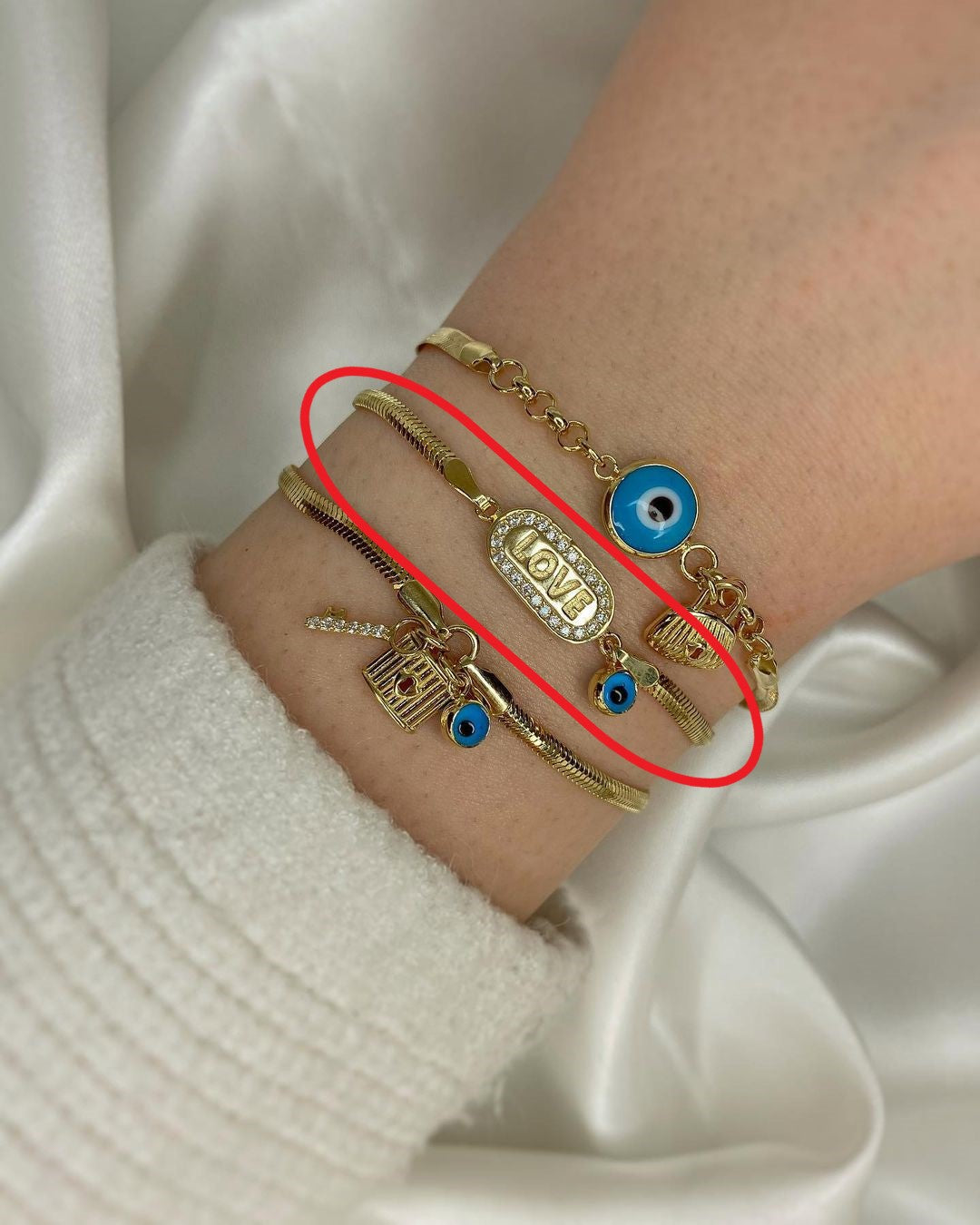 Luméa Nazar Gold-Armschmuck