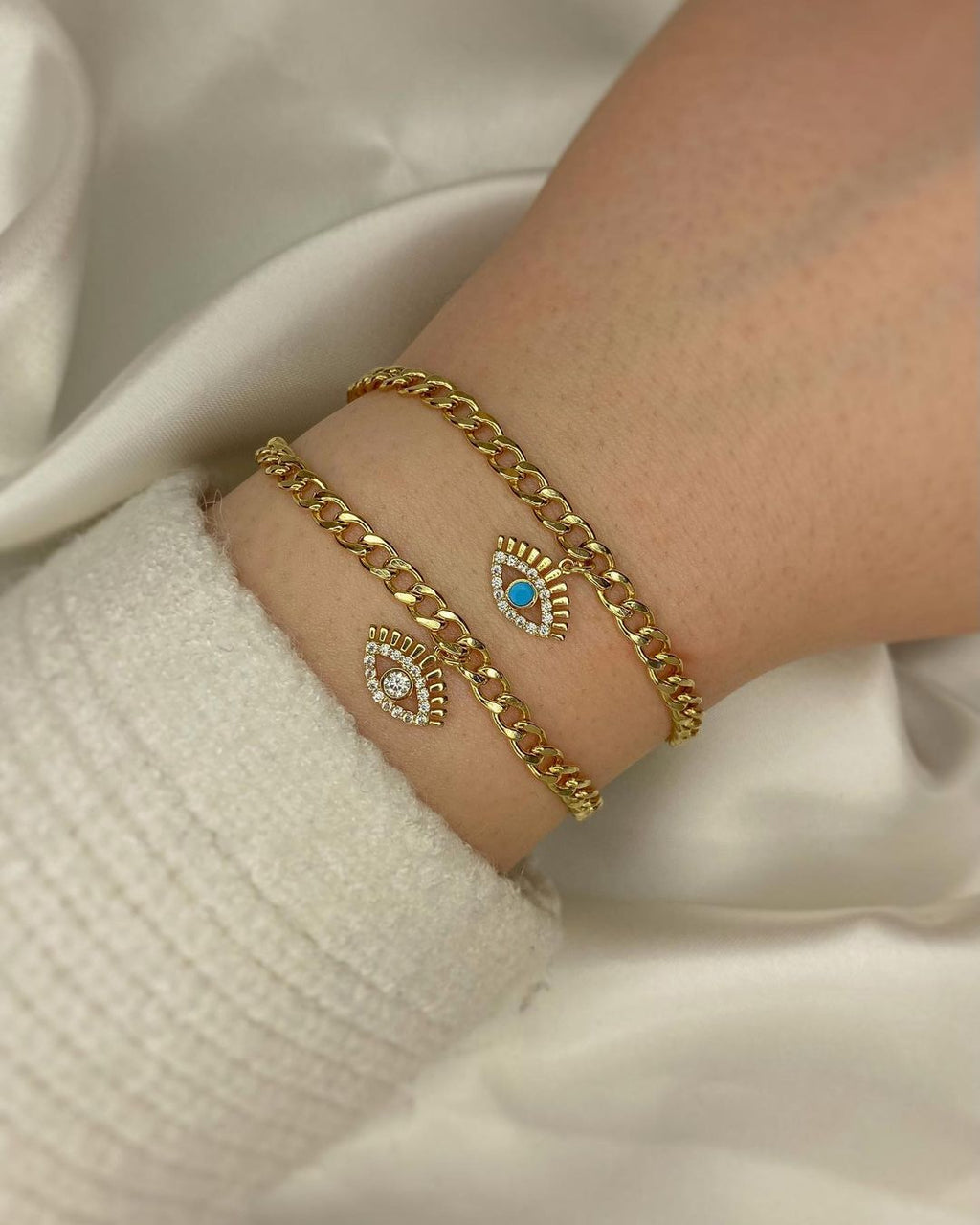 Océa Gold-Armschmuck mit Zirkonien