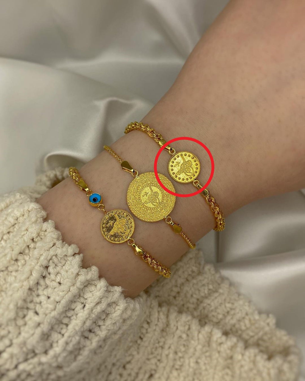 Imperial Goldarmband mit Tugra ver. Varianten