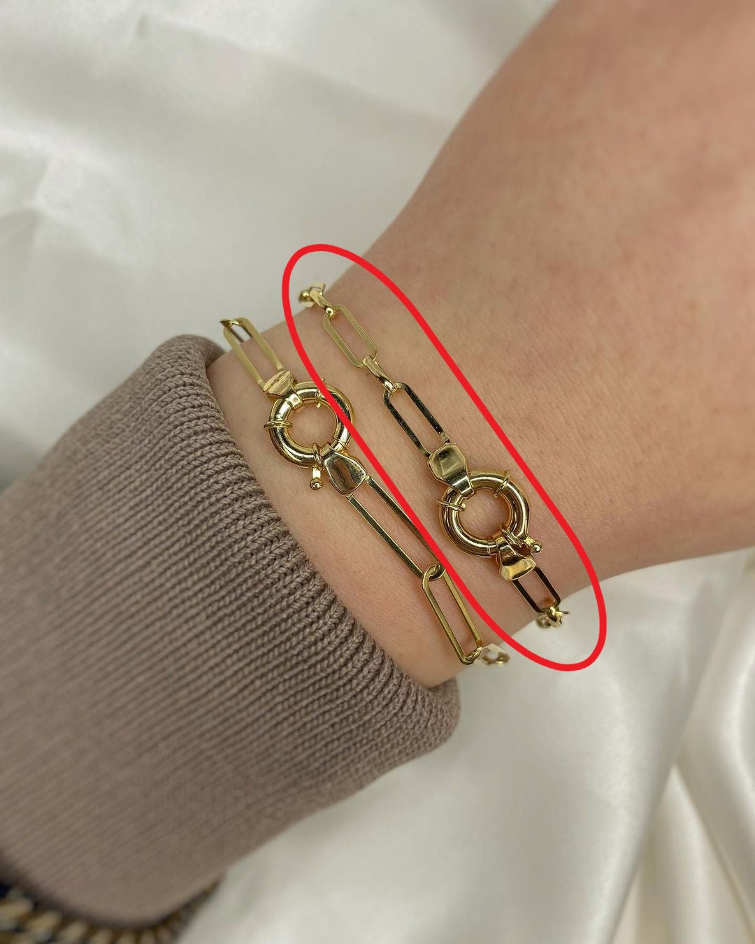 Bondé Kreisschloss-Armschmuck ver. Varianten