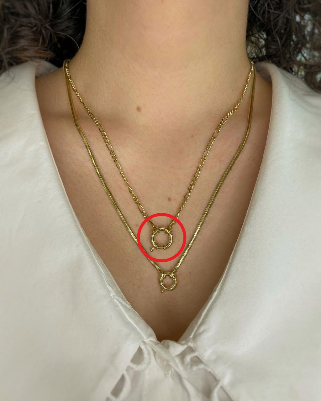 Serena Ringschloss-Halskette ver. Varianten