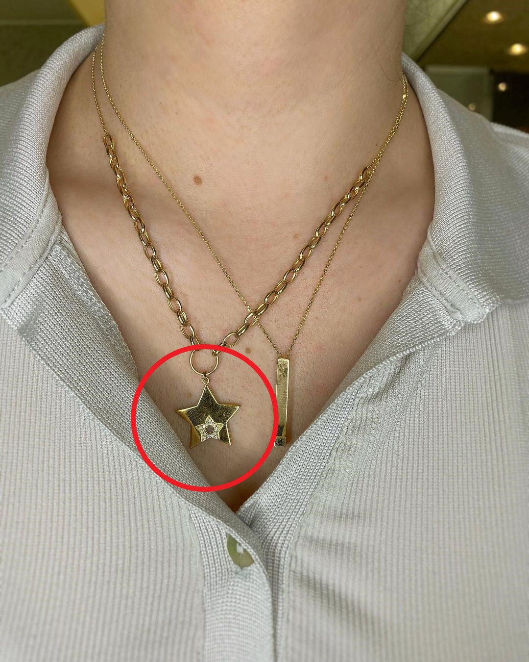 Stella Gold-Halskette mit Anhänger ver. Varianten