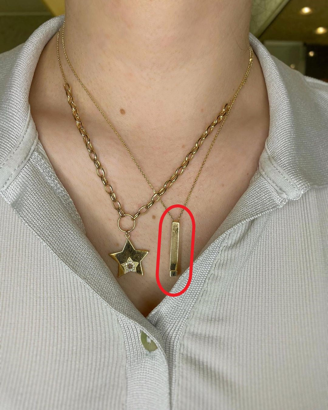 Stella Gold-Halskette mit Anhänger ver. Varianten