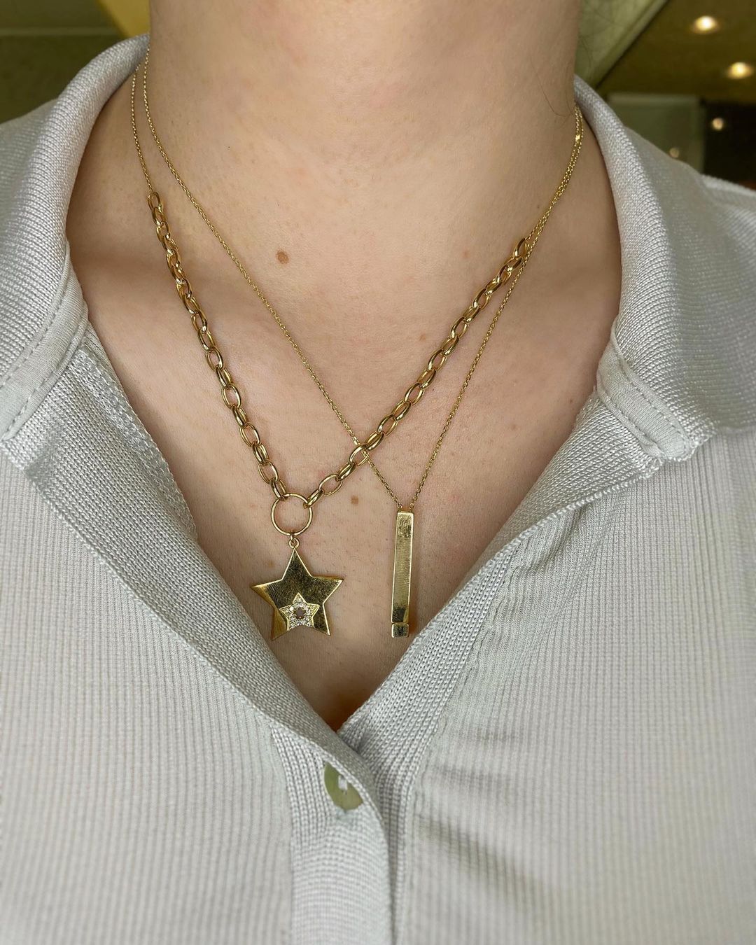 Stella Gold-Halskette mit Anhänger ver. Varianten