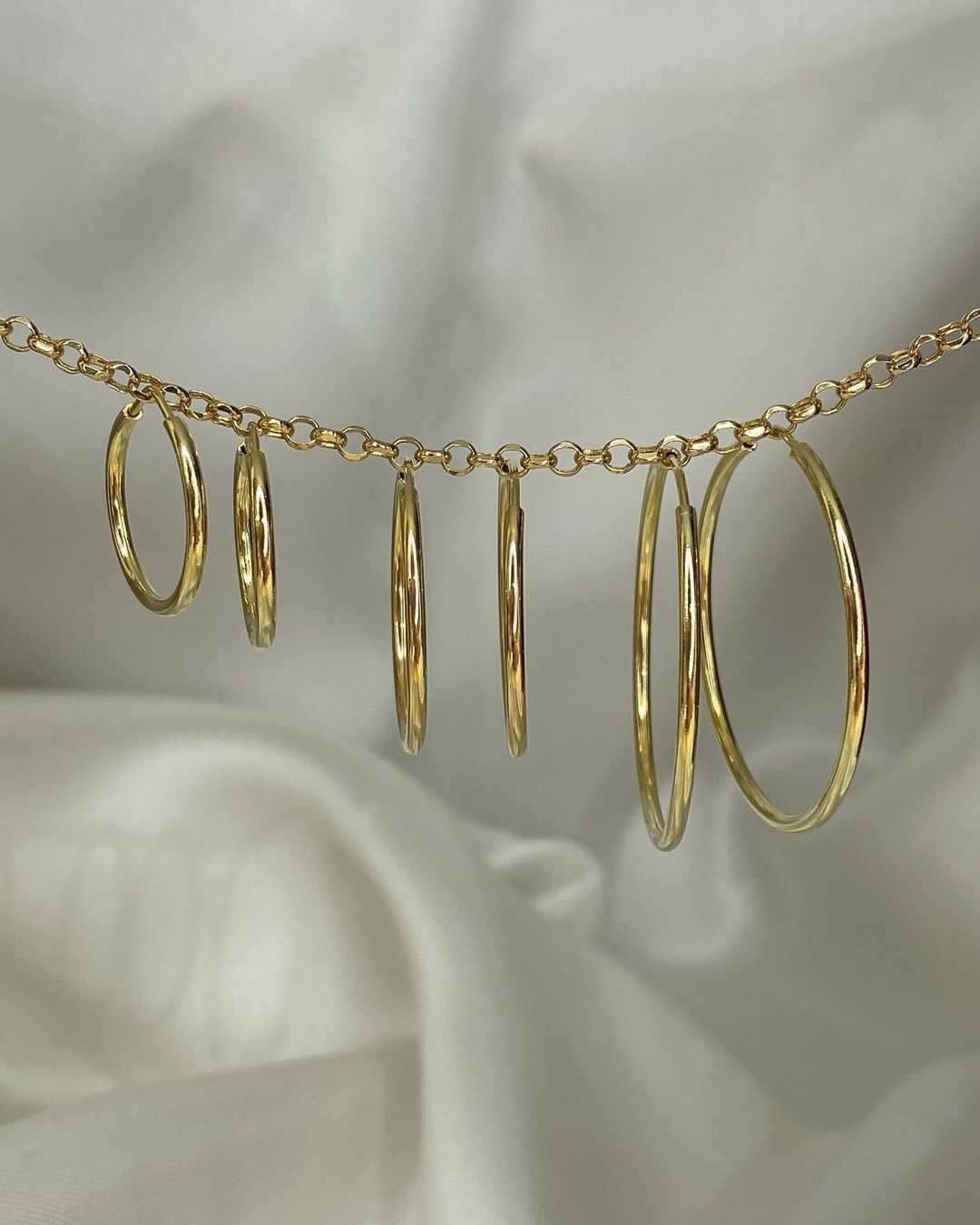 Ring-Ohrringe in ver. Größen