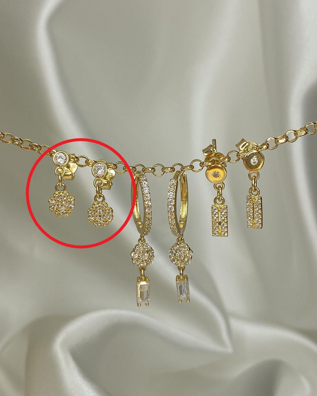 Creolen-Ohrringe ver. Varianten