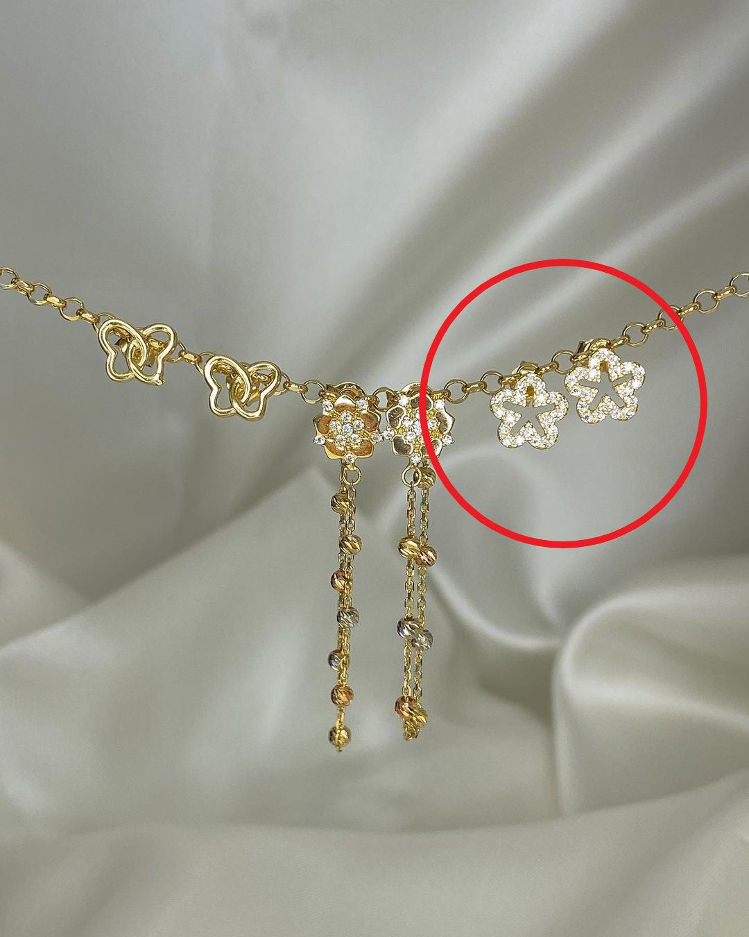 Gold-Ohrringe in ver. Varianten