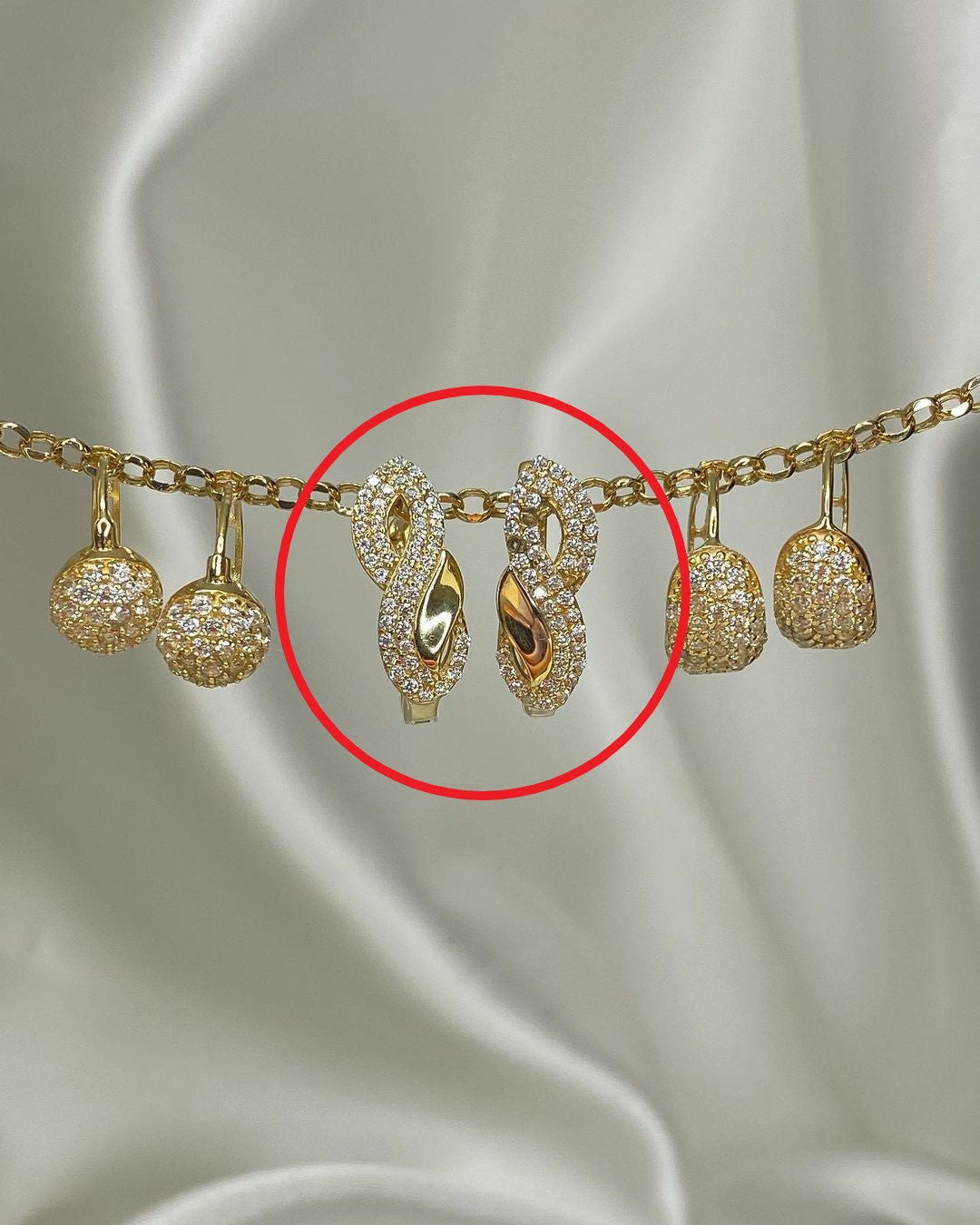 Kugel-Ohrringe in ver. Varianten