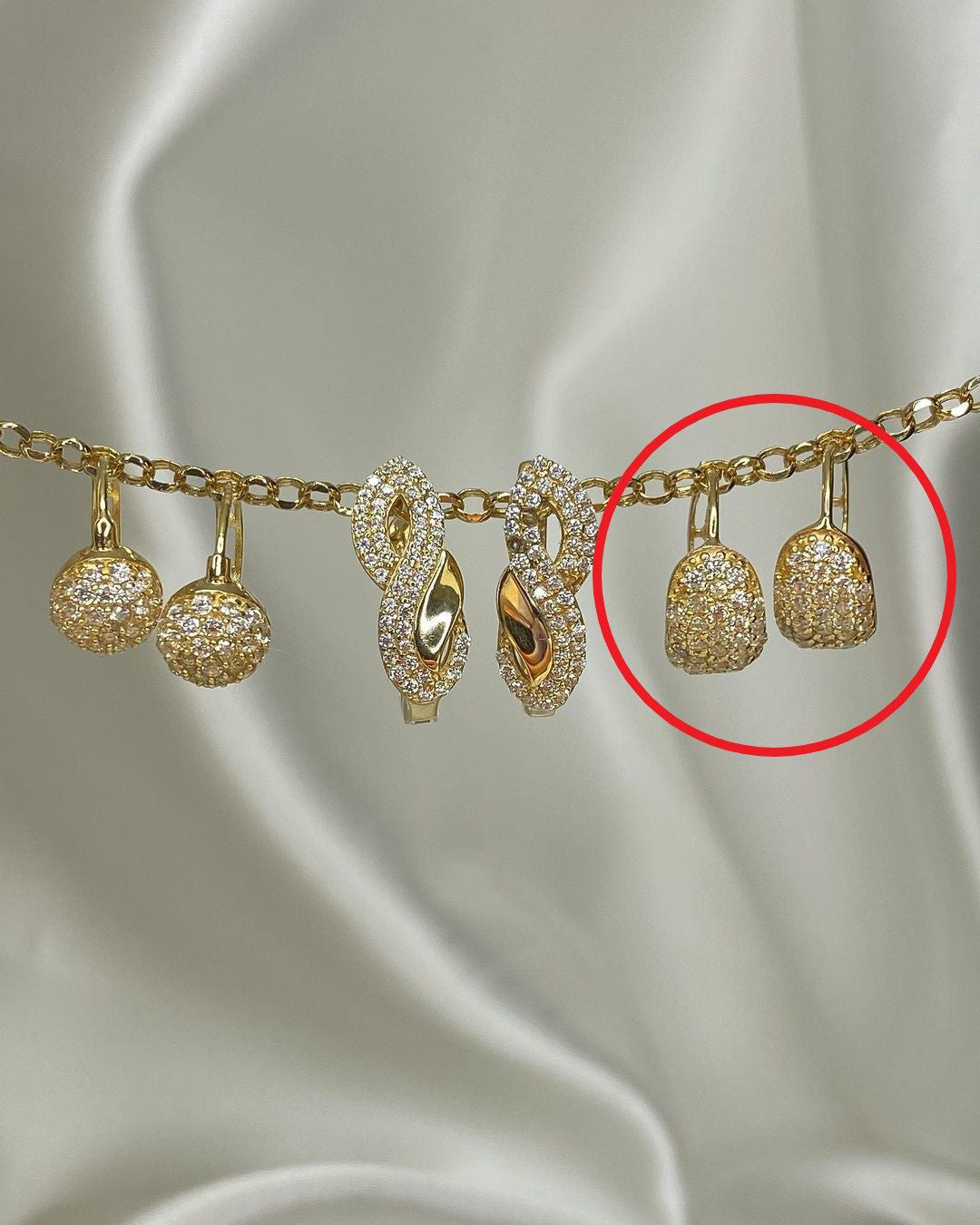 Kugel-Ohrringe in ver. Varianten