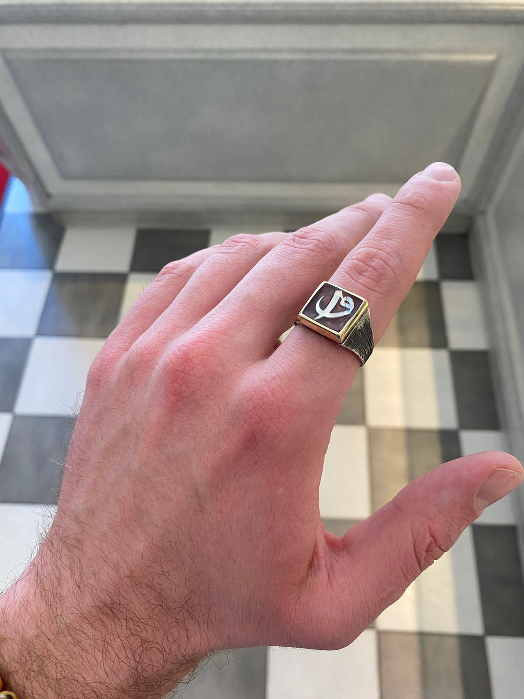 Elif&Vav Silberring Herren