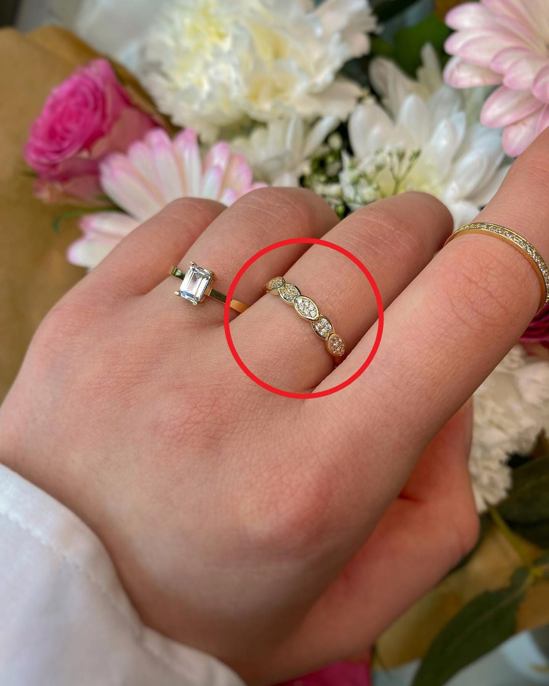 Gelbgoldringe in ver. Varianten