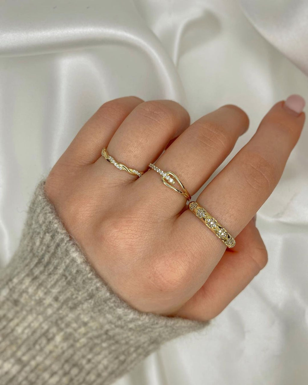 Einzigartige Goldringe in ver. Varianten