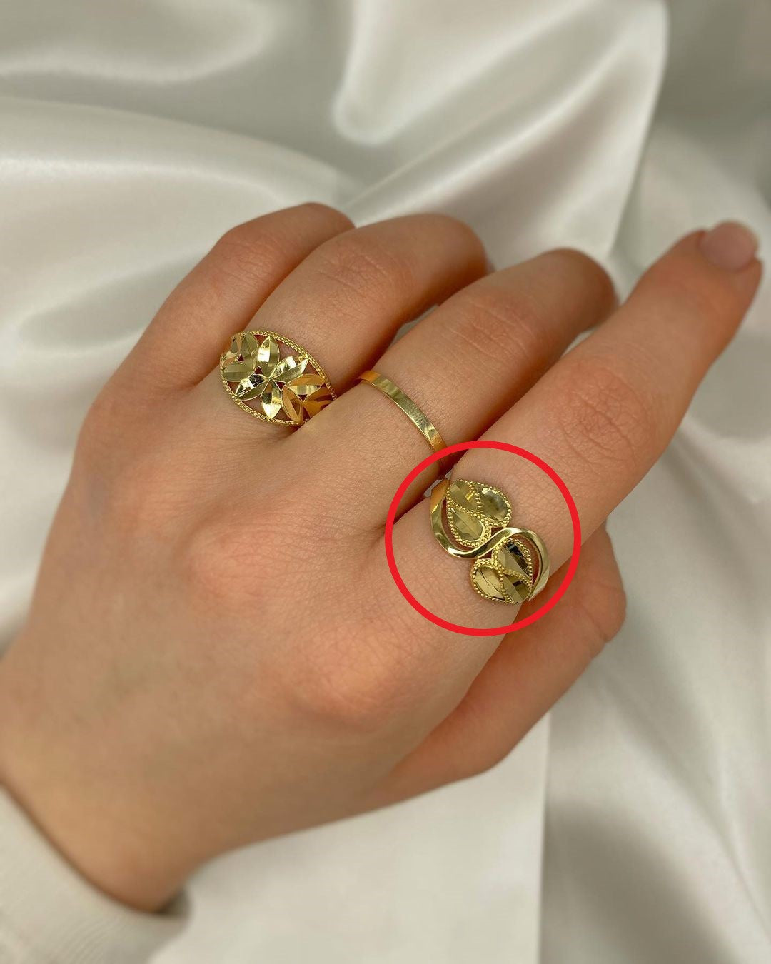 Einzigartige Goldringe in ver. Varianten