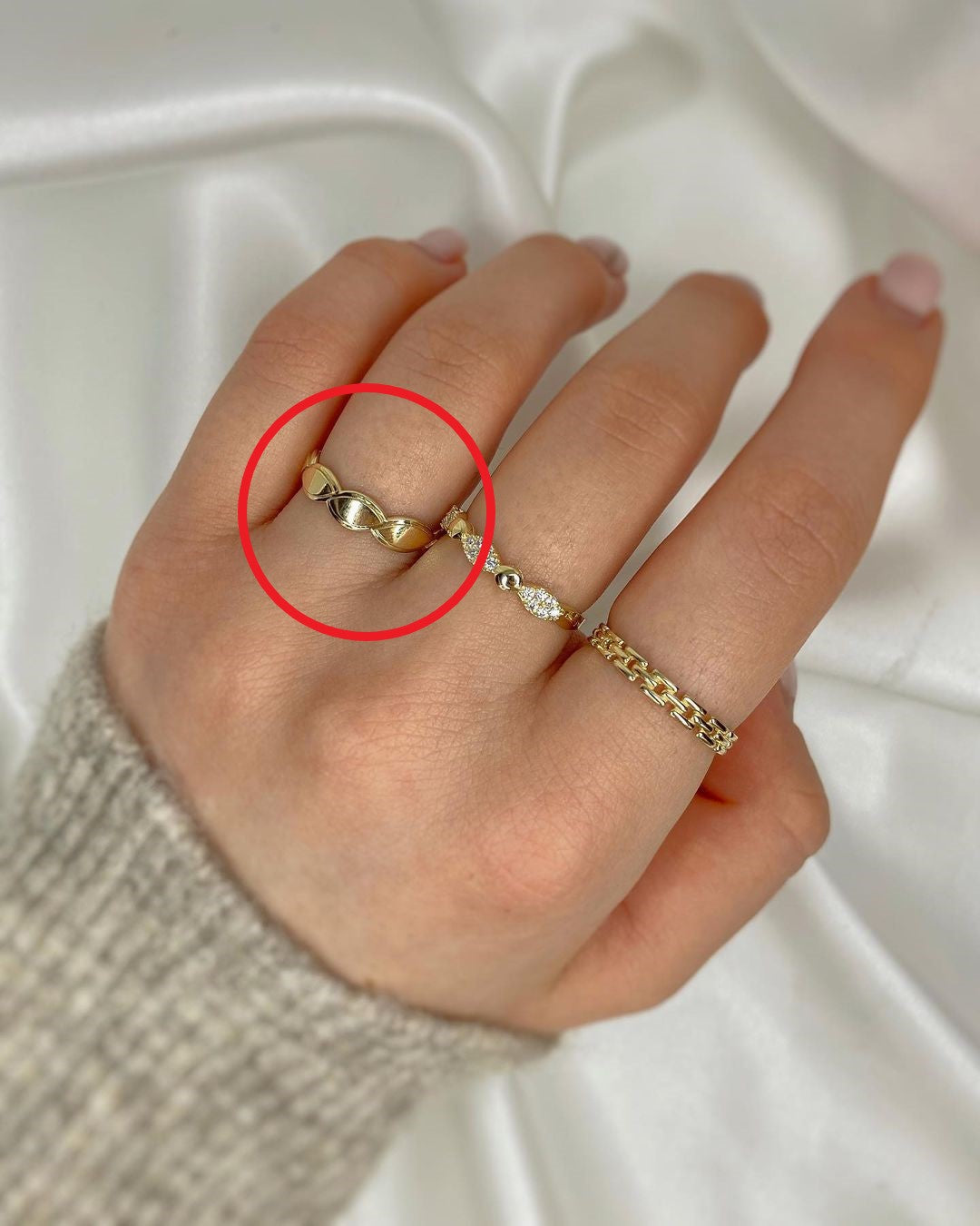 Feine Goldringe ver. Varianten