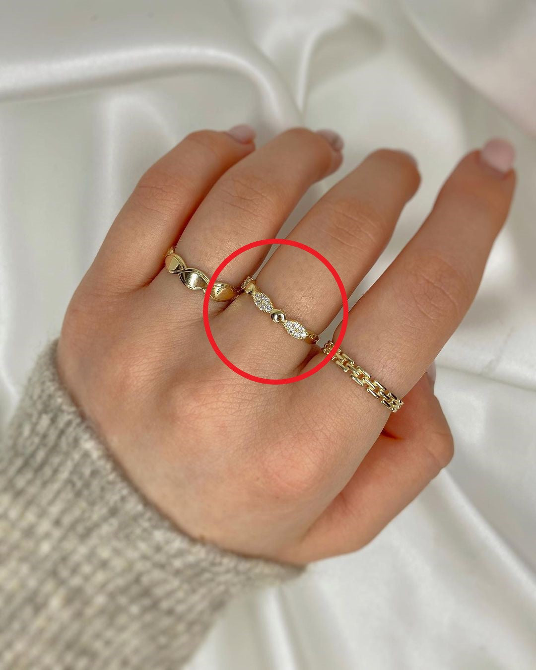 Feine Goldringe ver. Varianten