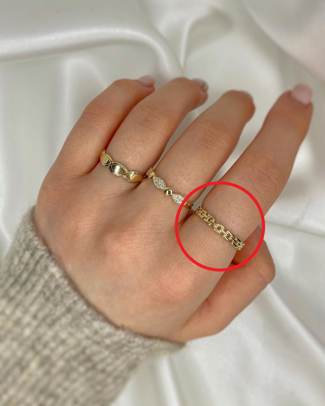 Feine Goldringe ver. Varianten